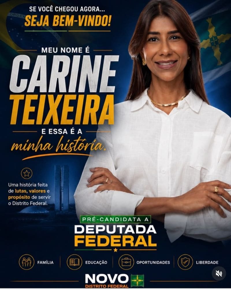 Carine Teixeira — Pré-candidata a Deputada Federal pelo Partido Novo